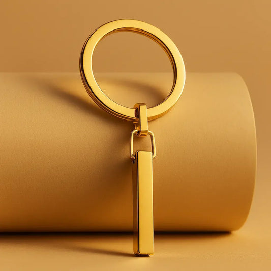 Personalisierter Schlüsselanhänger aus Edelstahl mit Gravur – Geschenk für Männer & Frauen