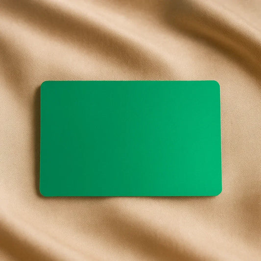 Metall Visitenkarten mit Gravur – Stilvoll, präzise & unvergesslich in rot gold schwarz pink rosa grün blau